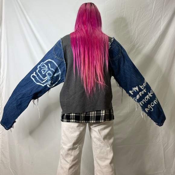 Custom 1 of 1 Handmade Faith-Based “God Wants You” Crewneck - Picture 2 of 6